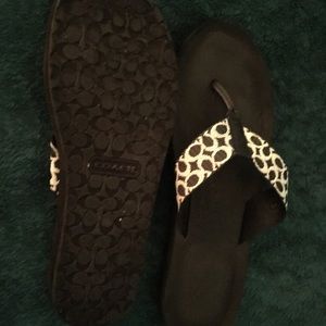 Coach Flip Flops